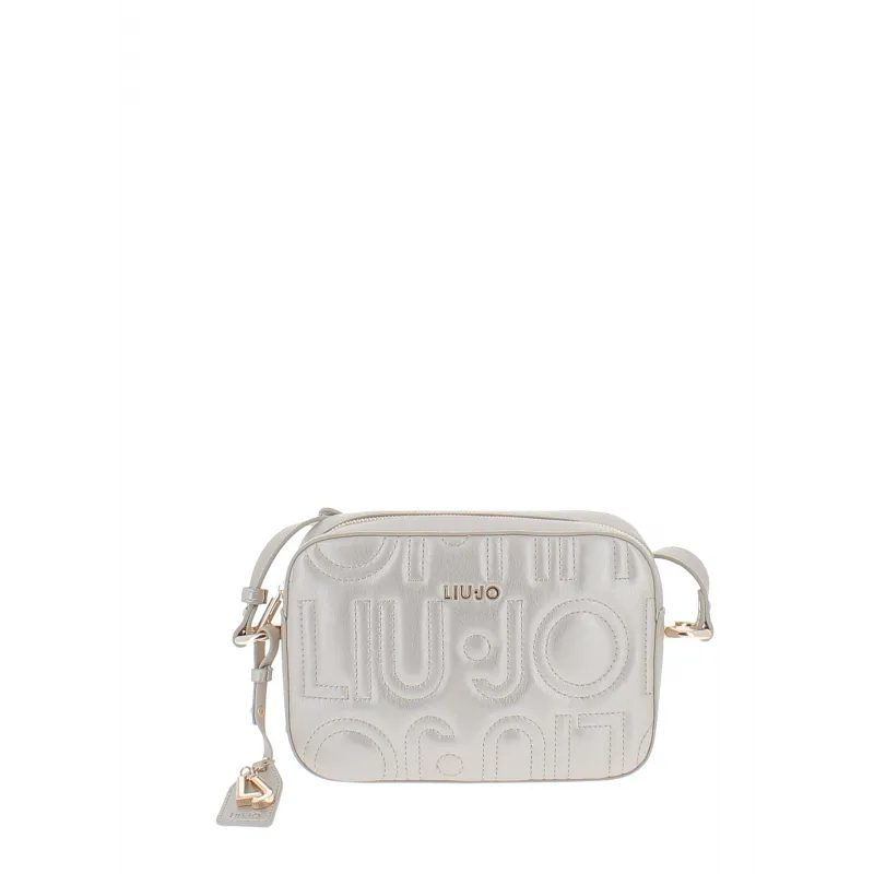 Liu Jo quilted cross-body bag, light gold