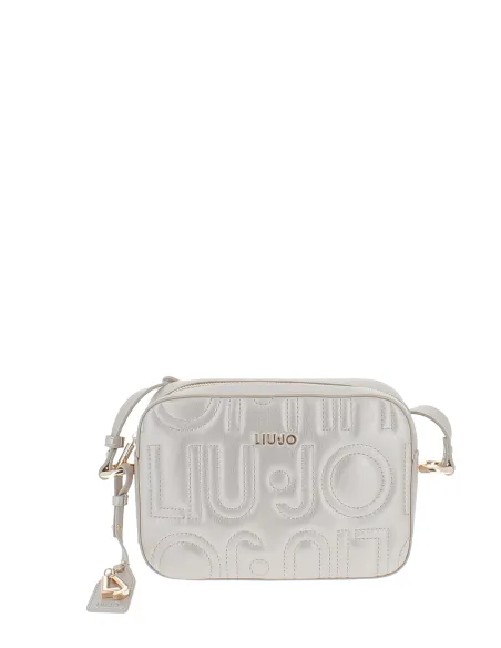 Liu Jo quilted cross-body bag, light gold