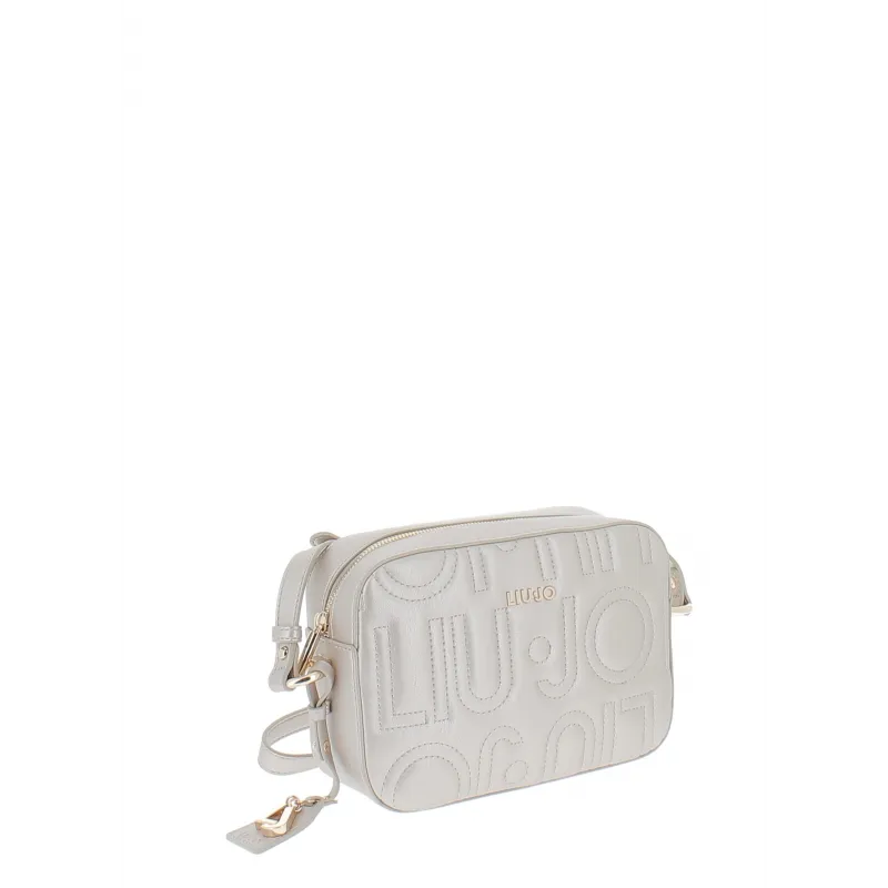 Liu Jo quilted cross-body bag, light gold 2