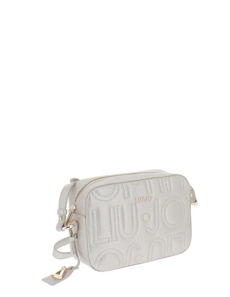 Liu Jo quilted cross-body bag, light gold