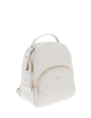 Zaino donna Liu Jo con logo, beige