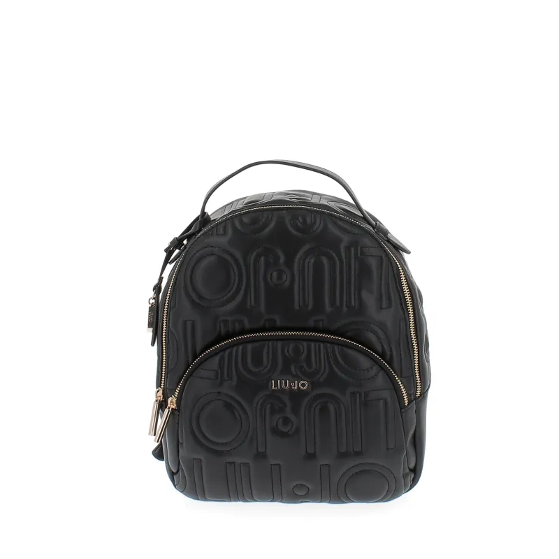 Zaino donna Liu Jo con logo, nero