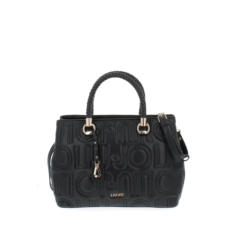 Liu Jo large women's bag with two handles and two...
