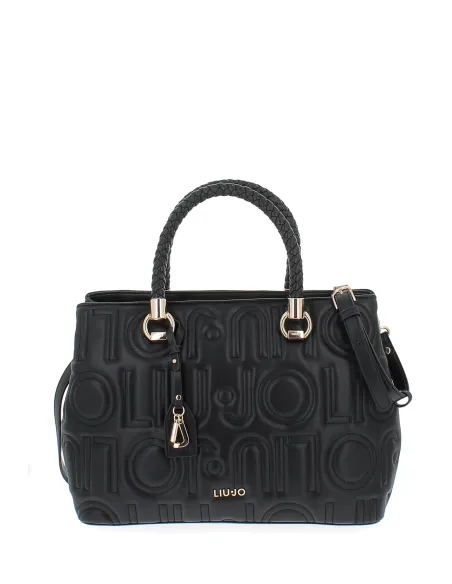 Borsa donna Liu Jo con due manici, nera