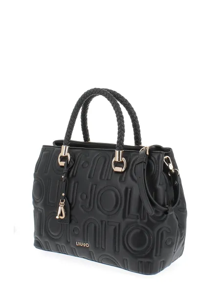 Borsa donna Liu Jo con due manici, nera