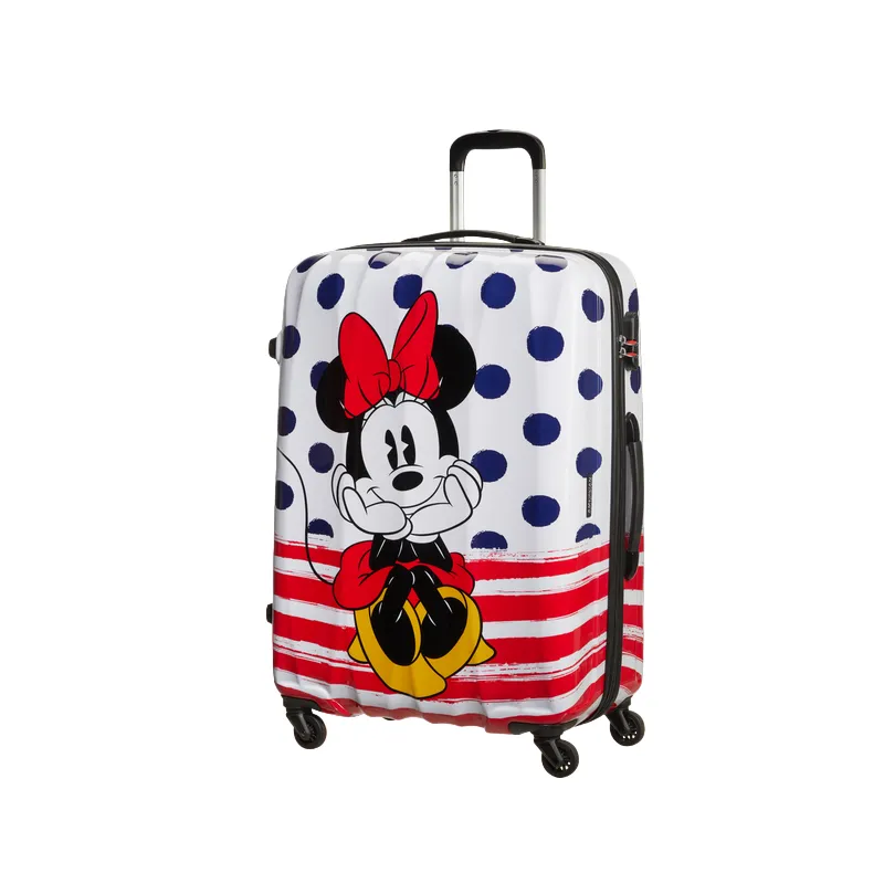 Big American Legends Tourister size Minnie Dots Disney trolley, Blue
