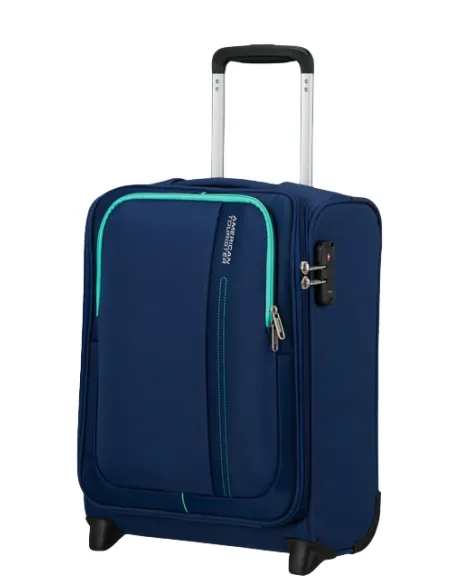 American Tourister Sea Seeker Under-seat trolley, Combat Navy