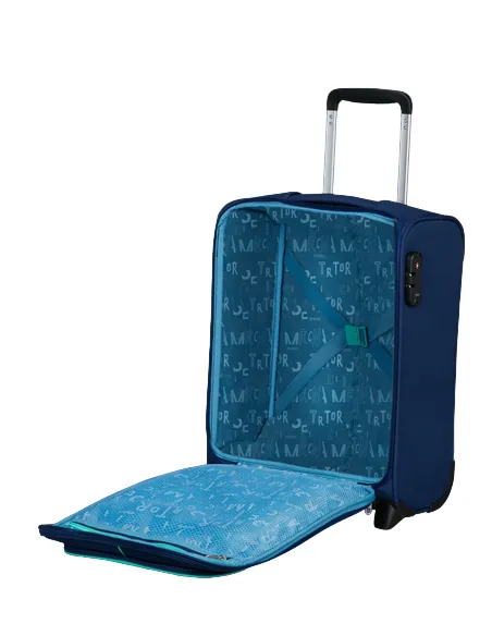 American Tourister Sea Seeker Under-seat trolley, Combat Navy