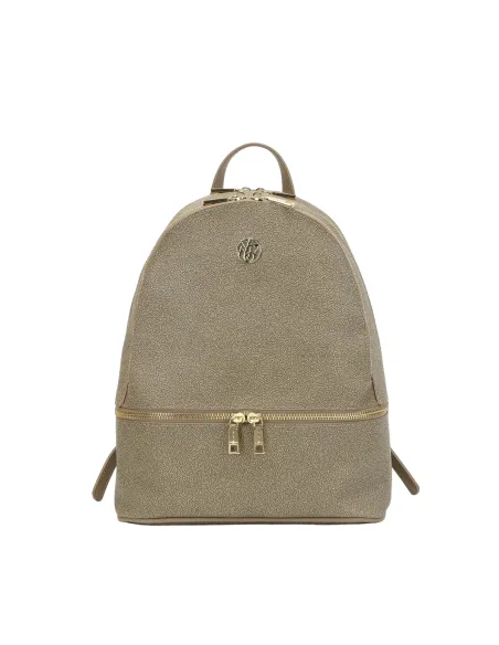 Ynot Lux Damen-Rucksack mit zwei Fächern, beige