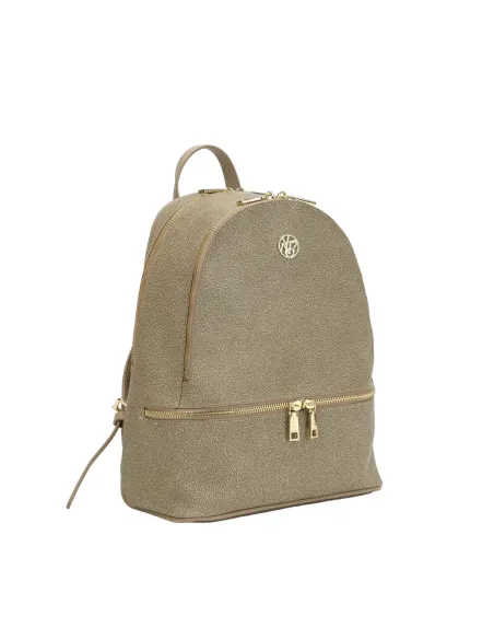 Ynot Lux women's backpack with two compartments, beige