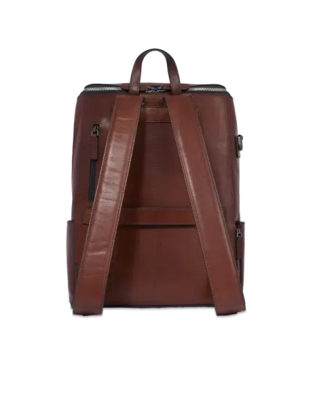 Computer-Rucksack aus Leder The Bridge Alberto