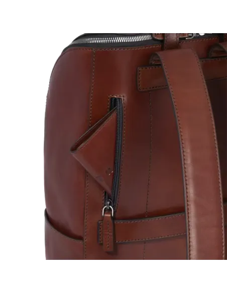 Computer-Rucksack aus Leder The Bridge Alberto