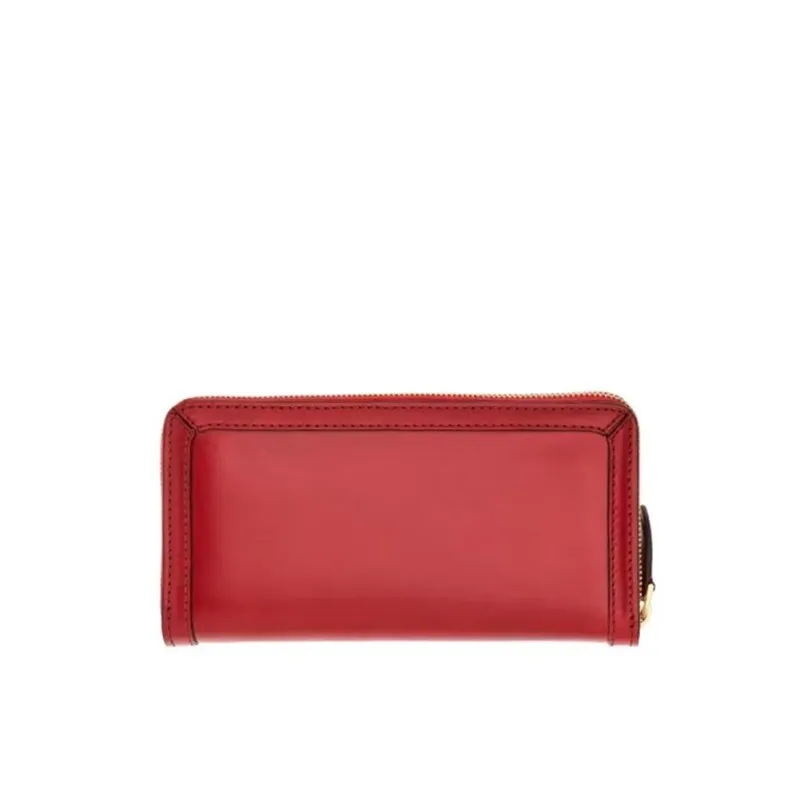 The Bridge Lucrezia women's zipped wallet, cherry red 2