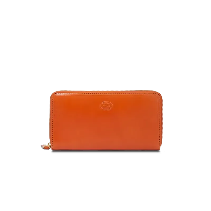 The Bridge lady wallet with zip closure, foliage