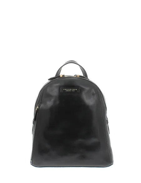 Leder-Rucksack für Frauen, schwarz The Bridge Costanza