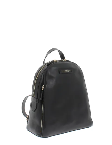 Leder-Rucksack für Frauen, schwarz The Bridge Costanza