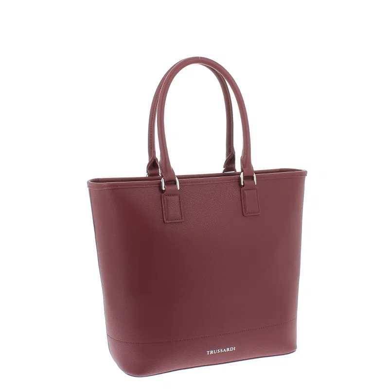 Trussardi New Iris shopping bag, burgundy 2