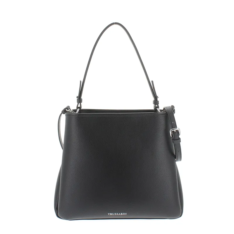 Trussardi New Iris Umhängetasche, schwarz