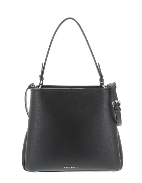Trussardi New Iris Umhängetasche, schwarz