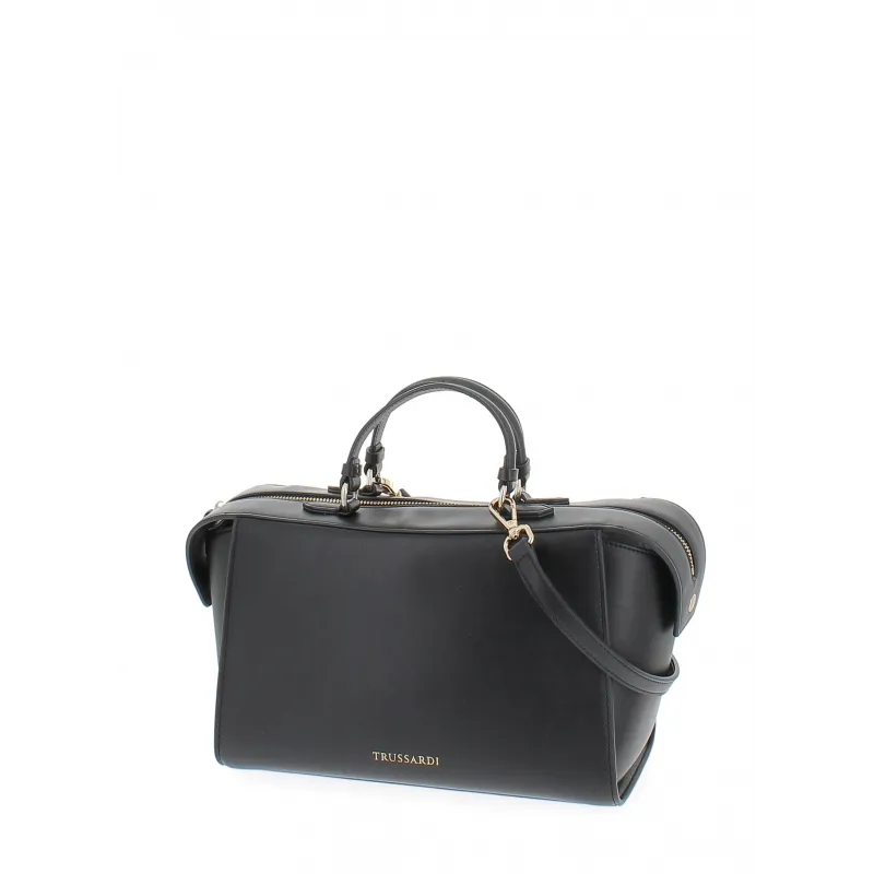 Borsa donna due manici Trussardi Aster, nera 2