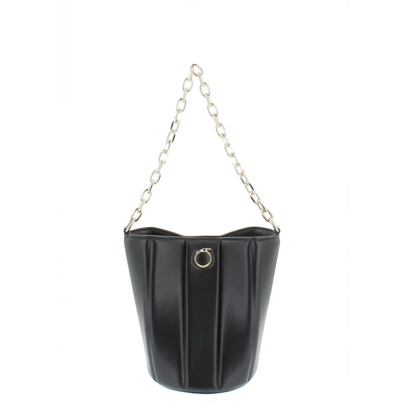 Trussardi Dune small bucket bag, black