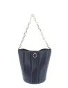 Secchiello con manico in catena Trussardi, blu