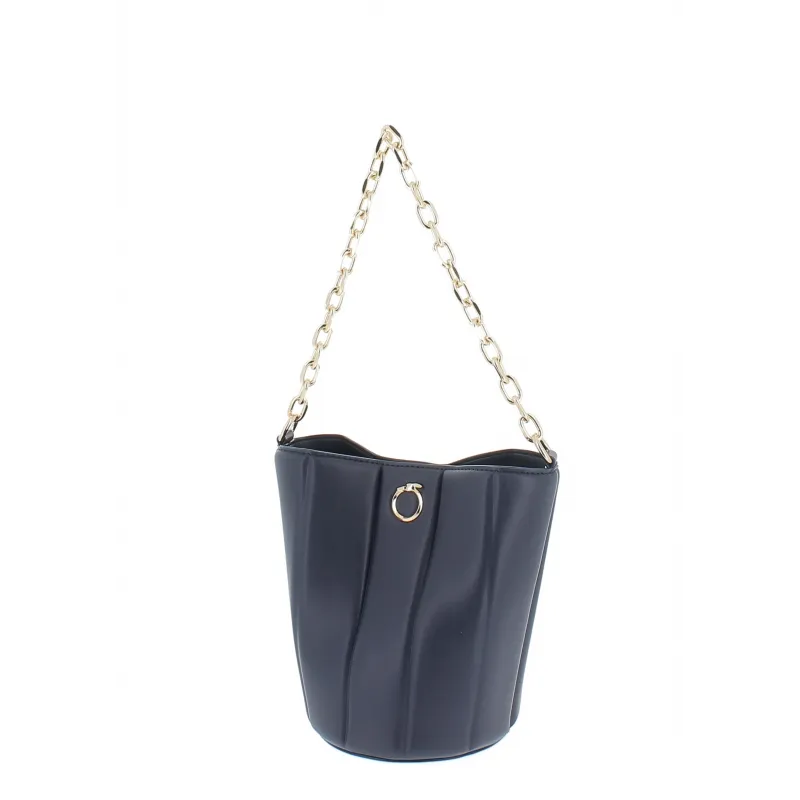 Trussardi Dune kleine Eimertasche, blau 2