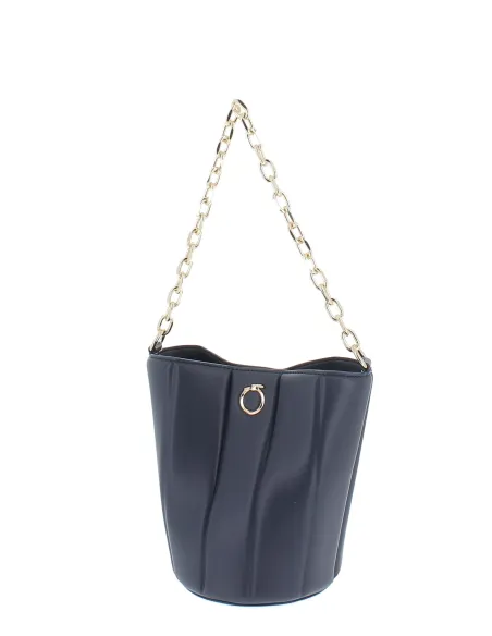 Trussardi Dune kleine Eimertasche, blau