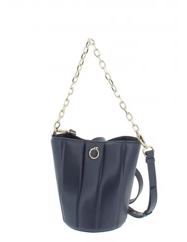 Trussardi Dune kleine Eimertasche, blau
