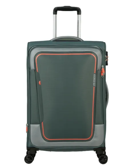 Mittlerer Trolley American Tourister Pulsonic, dark forest