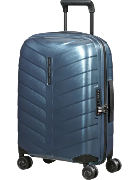 Samsonite Attrix ultra-light carry-on trolley, steel blue