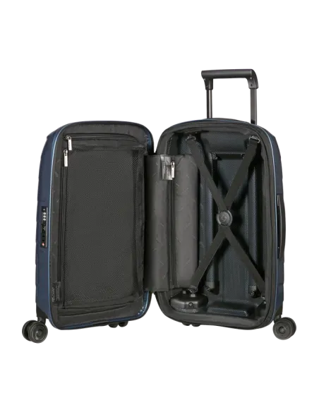Samsonite Attrix ultra-light carry-on trolley, steel blue