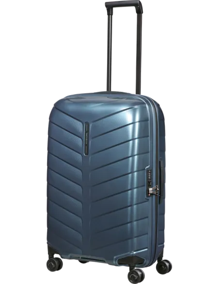 Samsonite Attrix medium-sized trolley, steel blue