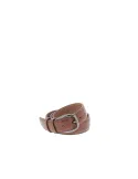 Men's leather belt, brown