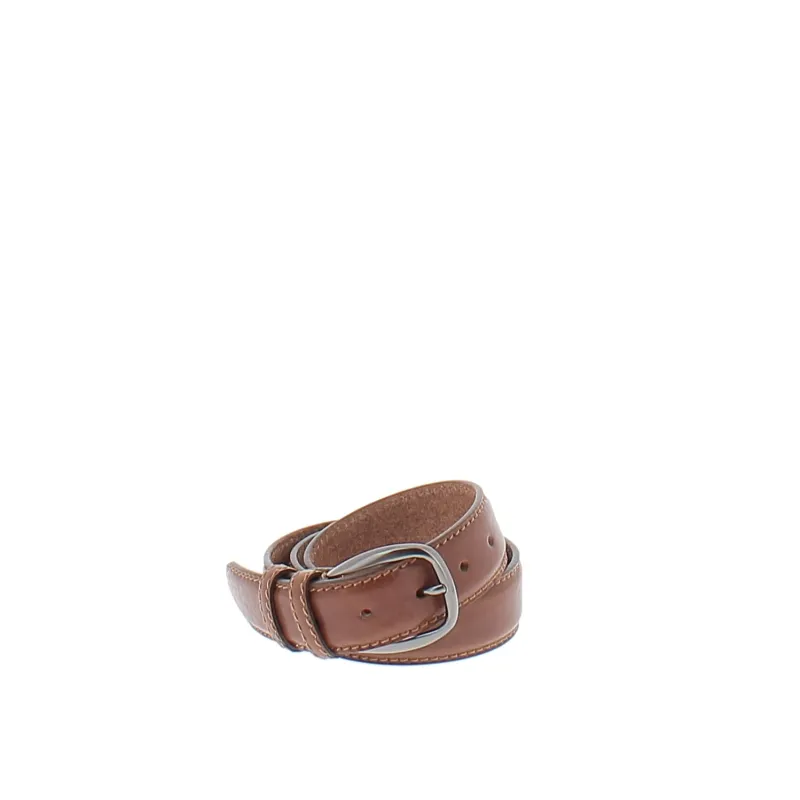 Men's leather belt, brown