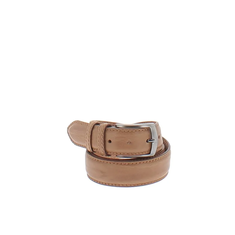 Leather belt, cognac