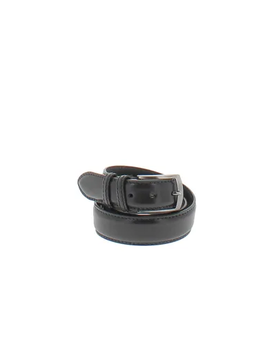 Cintura in pelle da uomo, nera