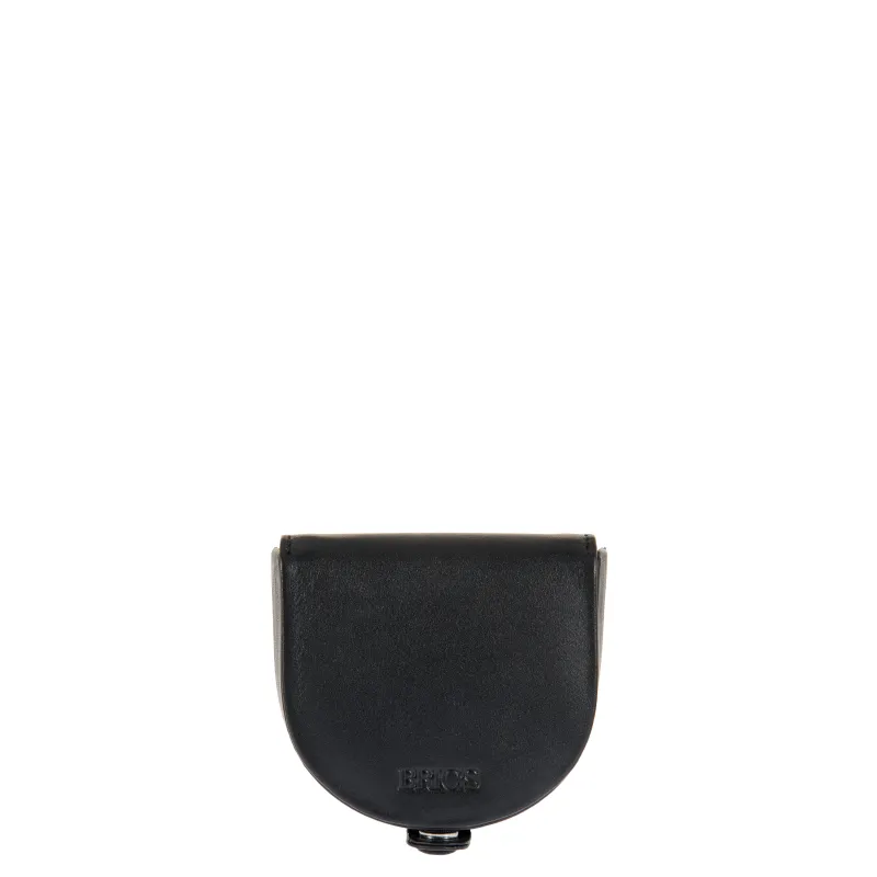 Bric's Bernina Leather coin purse, black