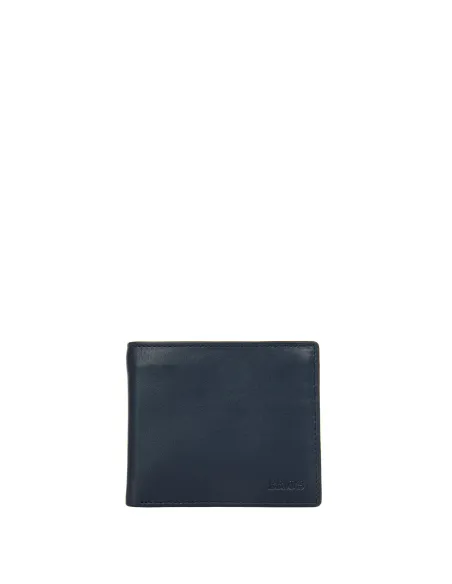 Herrengeldbörse horizontal mit Münzfach Brics Bernina, blau