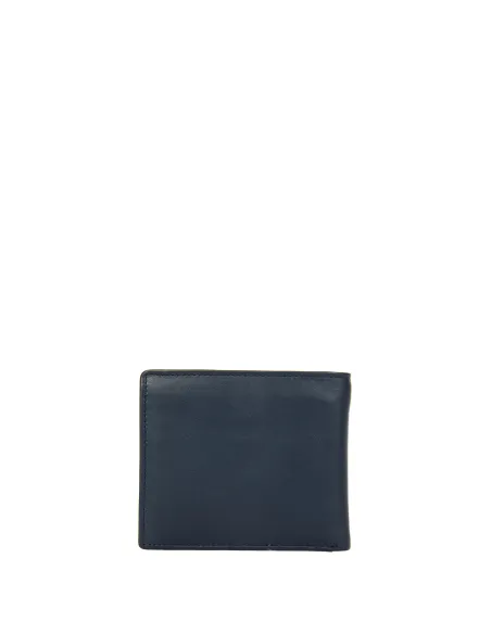 Herrengeldbörse horizontal mit Münzfach Brics Bernina, blau