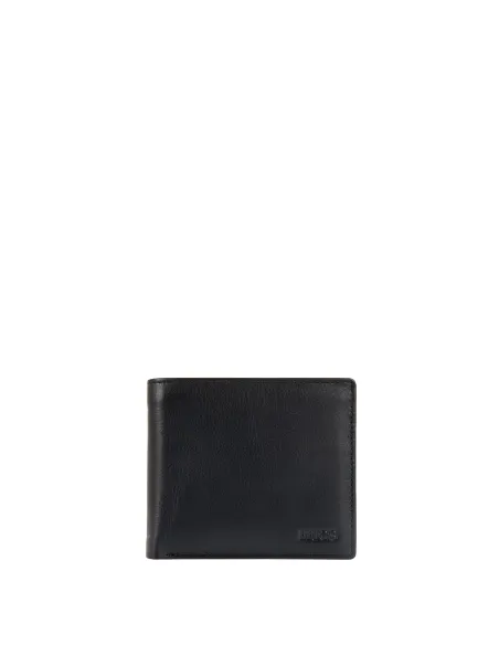 Brics Bernina horizontal men's wallet with coin purse, black
