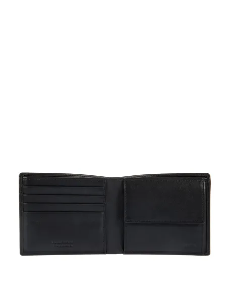 Brics Bernina horizontal men's wallet with coin purse, black