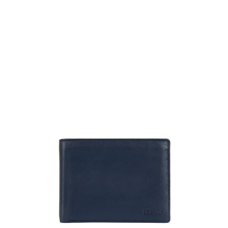 Brics Bernina men's leather wallet, blue 2