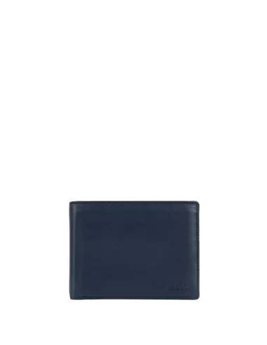 Brics Bernina men's leather wallet, blue