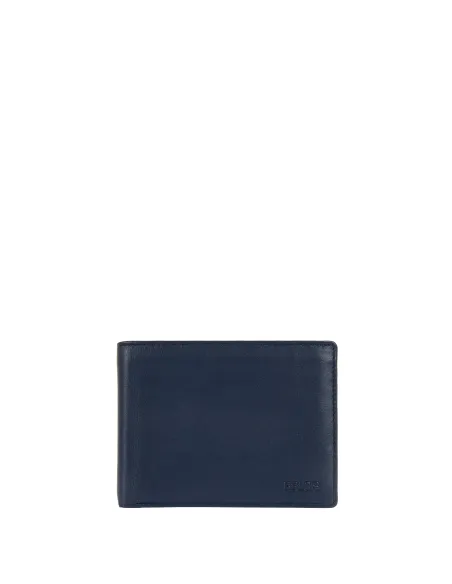Brics Bernina men's leather wallet, blue