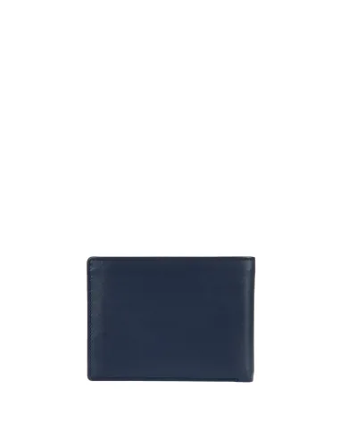 Brics Bernina men's leather wallet, blue