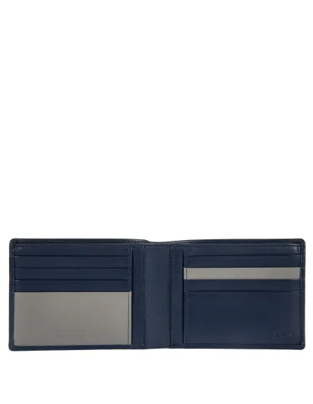 Brics Bernina men's leather wallet, blue