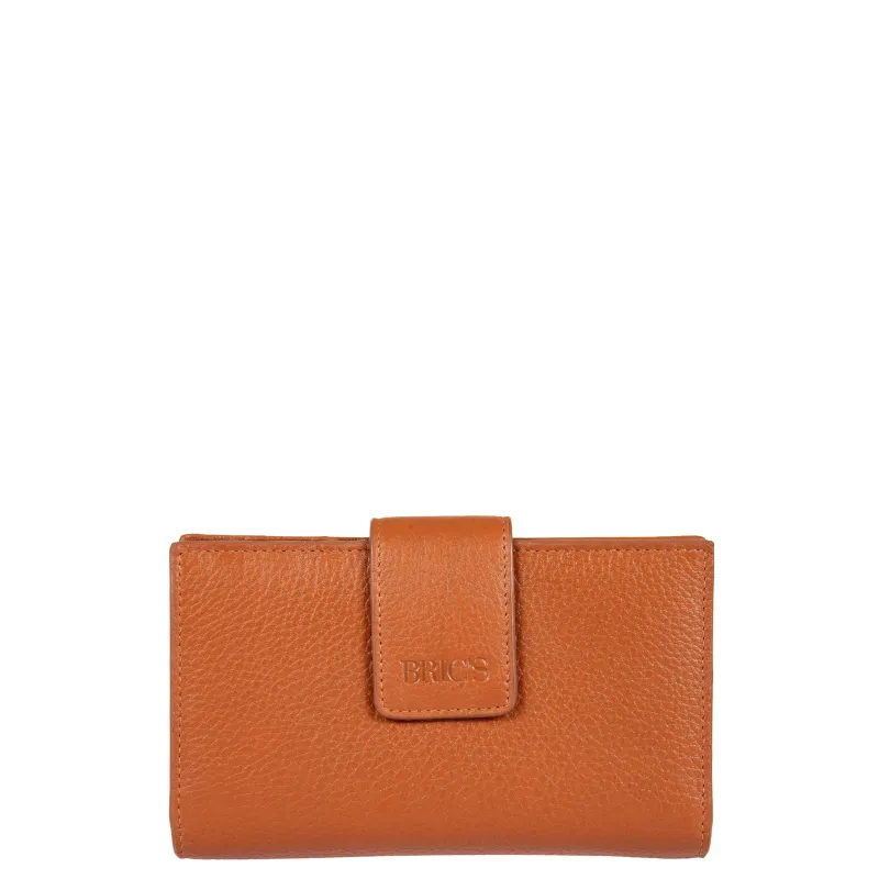 Brics Marmolada women's leather wallet with external coin...