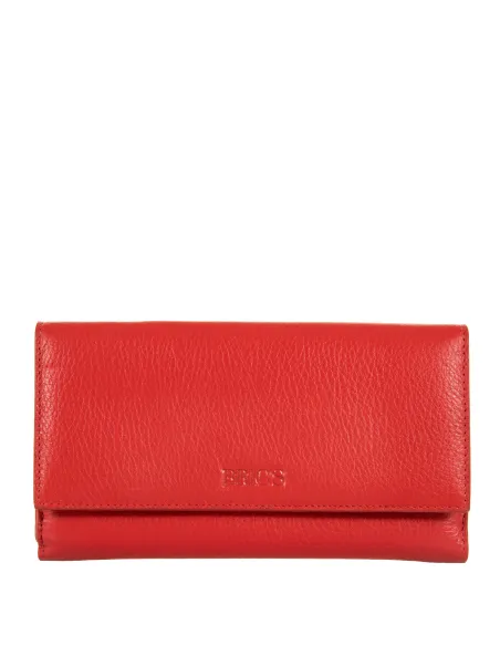 Bric's Marmolada große Brieftasche für Frauen, rot