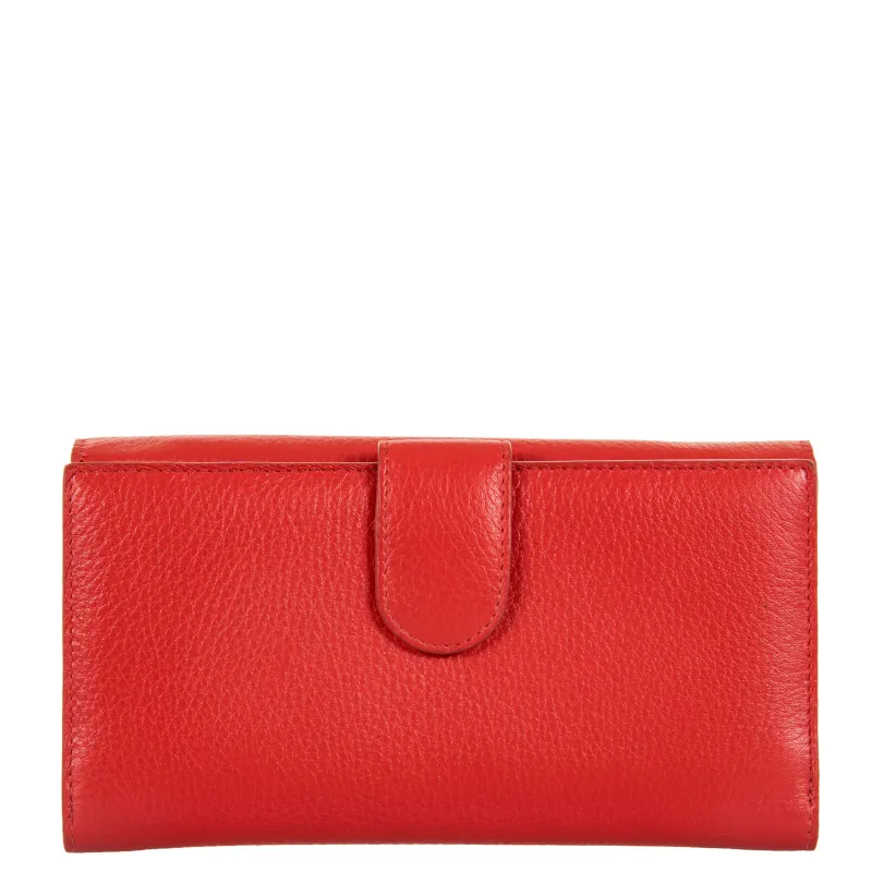 Bric's Marmolada große Brieftasche für Frauen, rot 2